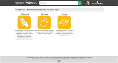 Desktop Screenshot of depense-moins.be
